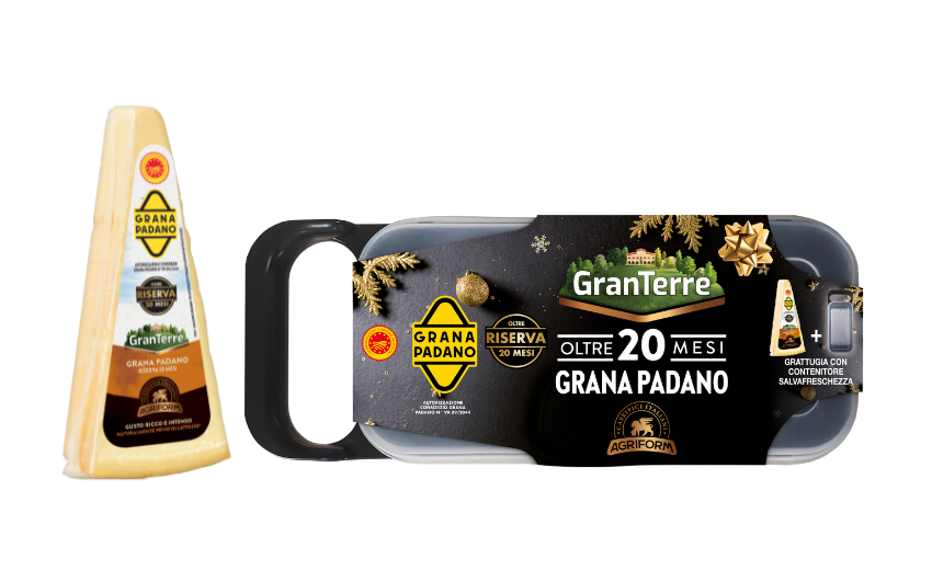 Grana Padano Riserva e Grattugia Salvafreschezza