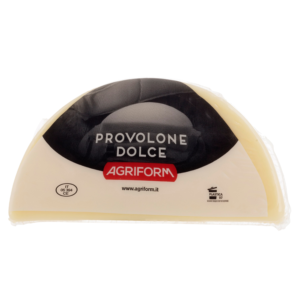 Vacuum packed Provolone slices