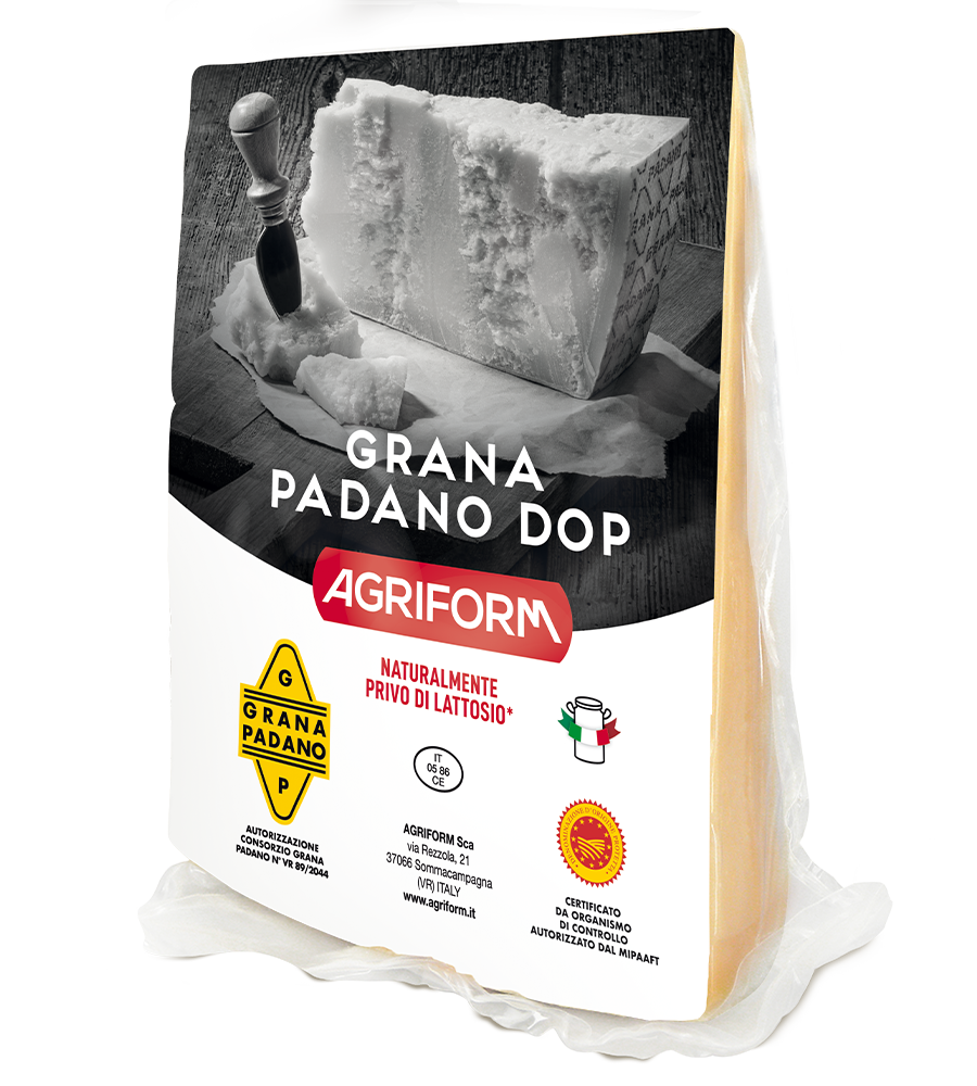 Vacuum packed Grana Padano